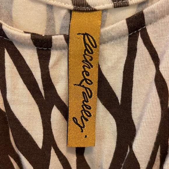 Rachel Palley brown/cream scoop neck dress - Picture 4 of 6